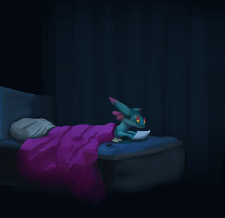Dreepy fully rendered with simple background. Dreepy fully rendered with simple background.